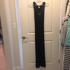Venus black maxi dress size 4